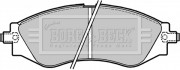 BBP1642 Sada brzdových platničiek kotúčovej brzdy BORG & BECK