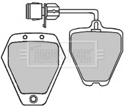 BBP1647 Sada brzdových platničiek kotúčovej brzdy BORG & BECK