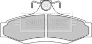 BBP1651 Sada brzdových platničiek kotúčovej brzdy BORG & BECK