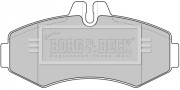 BBP1664 Sada brzdových platničiek kotúčovej brzdy BORG & BECK