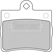 BBP1668 Sada brzdových platničiek kotúčovej brzdy BORG & BECK