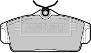 BBP1672 Sada brzdových platničiek kotúčovej brzdy BORG & BECK