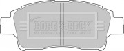 BBP1681 Sada brzdových platničiek kotúčovej brzdy BORG & BECK