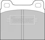 BBP1698 Sada brzdových platničiek kotúčovej brzdy BORG & BECK