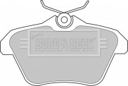 BBP1699 Sada brzdových platničiek kotúčovej brzdy BORG & BECK