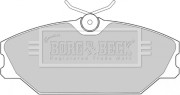 BBP1708 Sada brzdových platničiek kotúčovej brzdy BORG & BECK