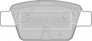 BBP1718 Sada brzdových platničiek kotúčovej brzdy BORG & BECK