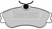BBP1725 Sada brzdových platničiek kotúčovej brzdy BORG & BECK