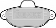 BBP1738 Sada brzdových platničiek kotúčovej brzdy BORG & BECK