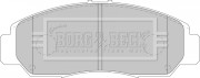 BBP1741 Sada brzdových platničiek kotúčovej brzdy BORG & BECK