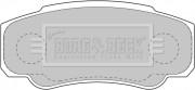 BBP1763 Sada brzdových platničiek kotúčovej brzdy BORG & BECK