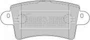 BBP1773 Sada brzdových platničiek kotúčovej brzdy BORG & BECK