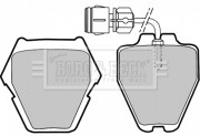 BBP1780 Sada brzdových platničiek kotúčovej brzdy BORG & BECK