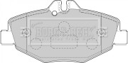 BBP1796 Sada brzdových platničiek kotúčovej brzdy BORG & BECK