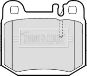BBP1799 Sada brzdových platničiek kotúčovej brzdy BORG & BECK