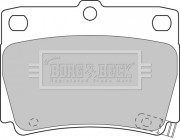 BBP1819 Sada brzdových platničiek kotúčovej brzdy BORG & BECK