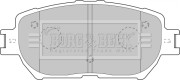 BBP1833 Sada brzdových platničiek kotúčovej brzdy BORG & BECK