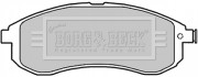 BBP1840 Sada brzdových platničiek kotúčovej brzdy BORG & BECK