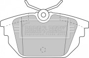 BBP1867 Sada brzdových platničiek kotúčovej brzdy BORG & BECK