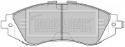 BBP1881 Sada brzdových platničiek kotúčovej brzdy BORG & BECK