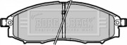 BBP1882 Sada brzdových platničiek kotúčovej brzdy BORG & BECK