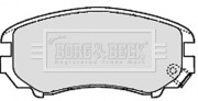 BBP1884 Sada brzdových platničiek kotúčovej brzdy BORG & BECK