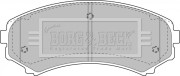BBP1891 Sada brzdových platničiek kotúčovej brzdy BORG & BECK