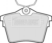 BBP1899 Sada brzdových platničiek kotúčovej brzdy BORG & BECK