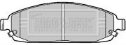 BBP1911 Sada brzdových platničiek kotúčovej brzdy BORG & BECK