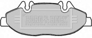 BBP1949 Sada brzdových platničiek kotúčovej brzdy BORG & BECK