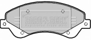 BBP1965 Sada brzdových platničiek kotúčovej brzdy BORG & BECK