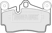 BBP1972 Sada brzdových platničiek kotúčovej brzdy BORG & BECK
