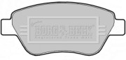BBP1997 Sada brzdových platničiek kotúčovej brzdy BORG & BECK