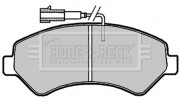 BBP2020 Sada brzdových platničiek kotúčovej brzdy BORG & BECK