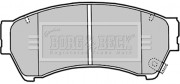 BBP2027 Sada brzdových platničiek kotúčovej brzdy BORG & BECK