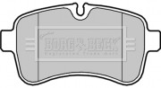 BBP2034 Sada brzdových platničiek kotúčovej brzdy BORG & BECK