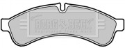 BBP2038 Sada brzdových platničiek kotúčovej brzdy BORG & BECK