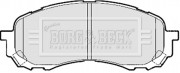 BBP2078 Sada brzdových platničiek kotúčovej brzdy BORG & BECK