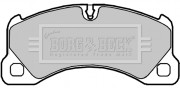 BBP2101 Sada brzdových platničiek kotúčovej brzdy BORG & BECK