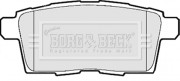 BBP2115 Sada brzdových platničiek kotúčovej brzdy BORG & BECK