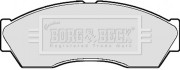BBP2118 Sada brzdových platničiek kotúčovej brzdy BORG & BECK