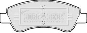 BBP2131 Sada brzdových platničiek kotúčovej brzdy BORG & BECK