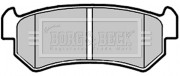 BBP2146 Sada brzdových platničiek kotúčovej brzdy BORG & BECK