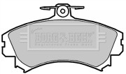 BBP2151 Sada brzdových platničiek kotúčovej brzdy BORG & BECK