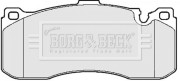 BBP2155 Sada brzdových platničiek kotúčovej brzdy BORG & BECK