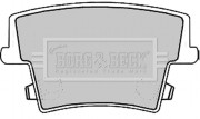 BBP2168 Sada brzdových platničiek kotúčovej brzdy BORG & BECK
