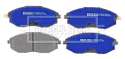 BBP2171 Sada brzdových platničiek kotúčovej brzdy BORG & BECK