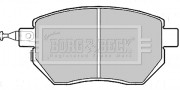 BBP2172 Sada brzdových platničiek kotúčovej brzdy BORG & BECK