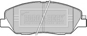 BBP2176 Sada brzdových platničiek kotúčovej brzdy BORG & BECK