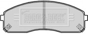 BBP2180 Sada brzdových platničiek kotúčovej brzdy BORG & BECK